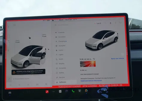 2026 Tesla Model Y Long Range Dual Motor All-Wheel Drive/Long Range Launch Series from USA, damaged, VIN 7SAYGDEE6TF330681